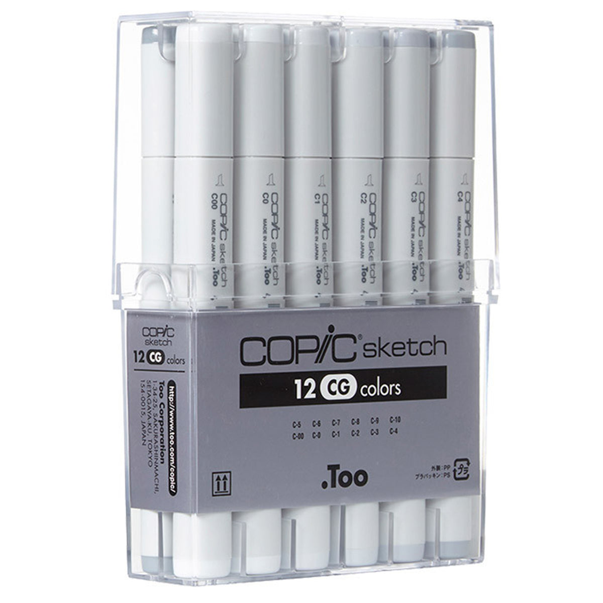 Copic Sketch Set 12 Cool Grey