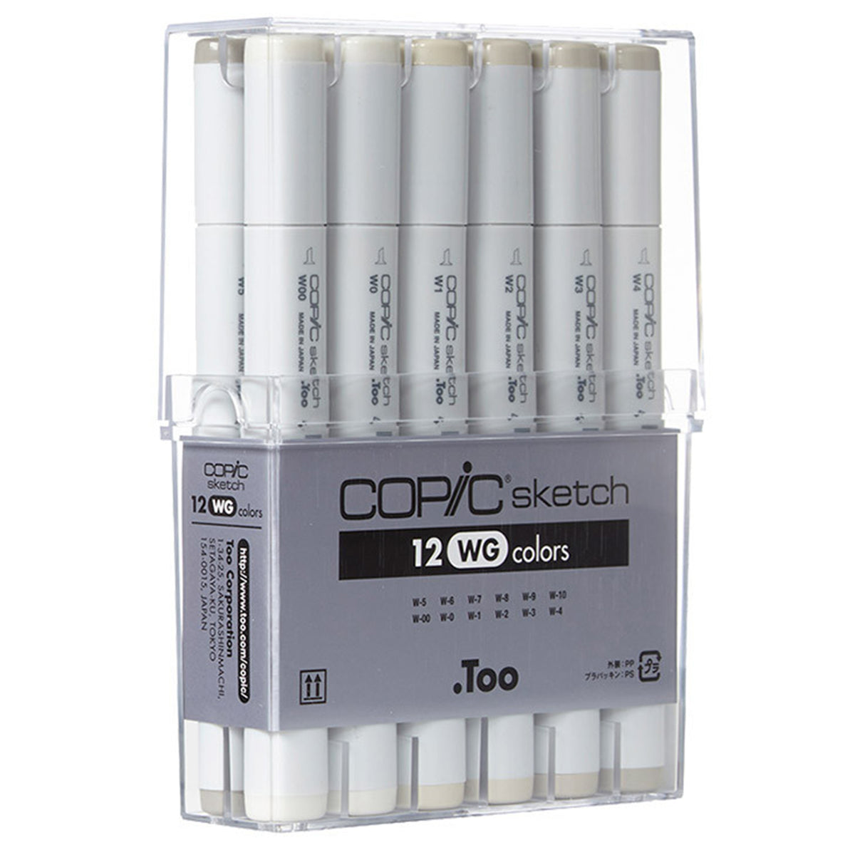 Copic Sketch Set 12 Warm Grey