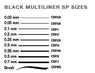 Copic Multiliner SP Black 0.25mm