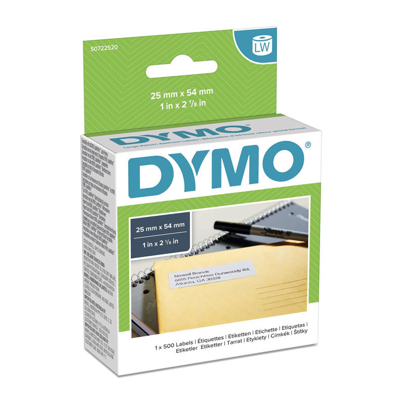 Dymo LW Address Label 25mm x 54mm