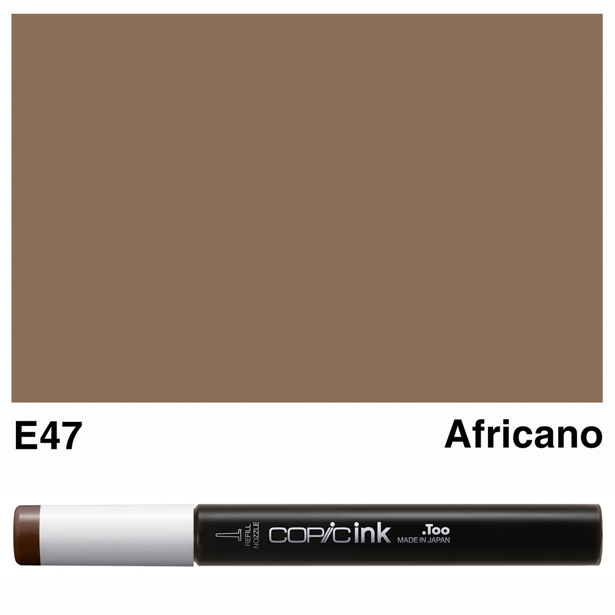 Copic Ink E47-Dark Brown
