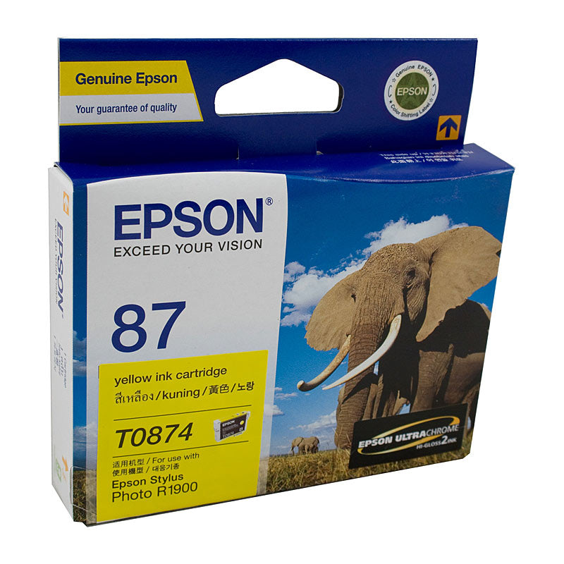 Epson T0874 Yellow Ink Cart