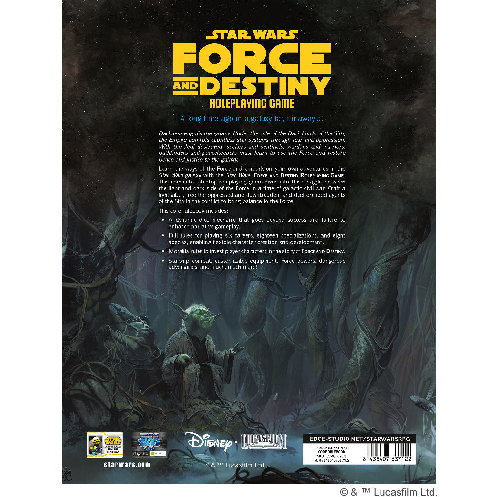 Star Wars RPG: Force and Destiny - Core Rulebook