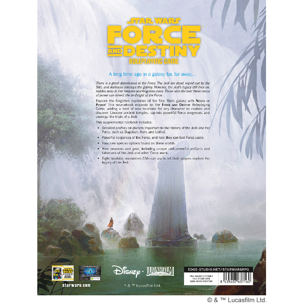 Star Wars RPG: Force and Destiny - Nexus of Power (A Sourcebook of Worlds Strong in the Force)