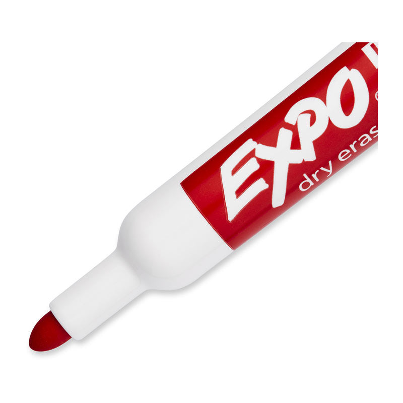 Expo W/B Mrk Blt Tip Red Bx12