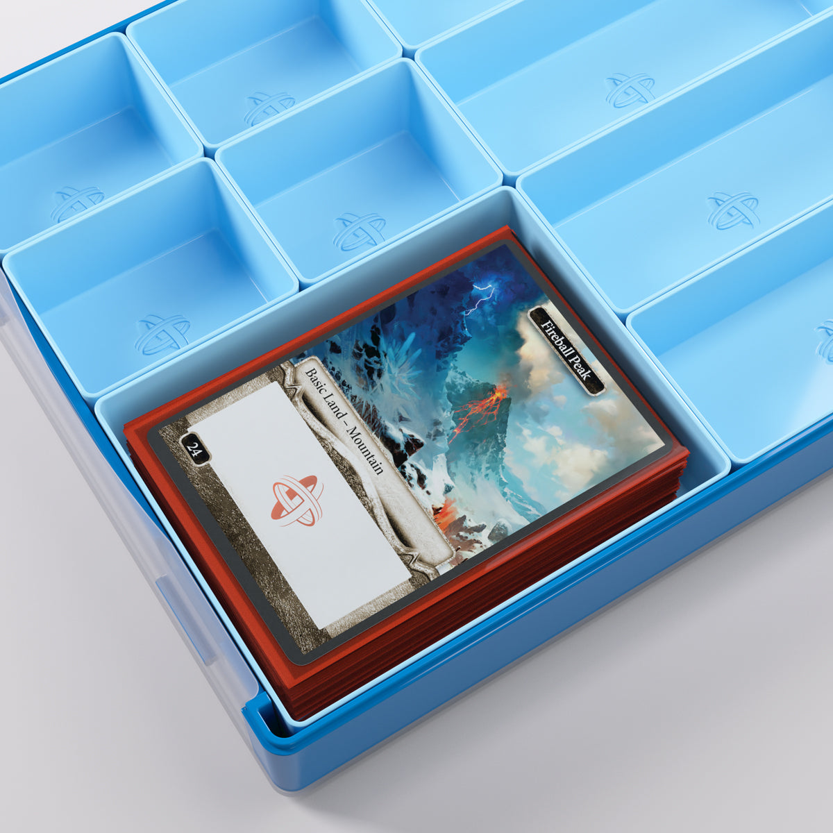 Gamegenic Token Silo Convertible Advanced Storage Box - Blue
