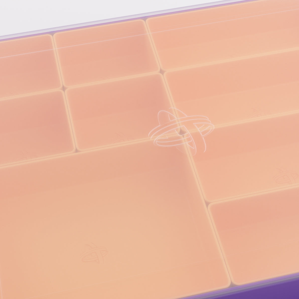 Gamegenic Token Silo Convertible Advanced Storage Box - Purple/Orange