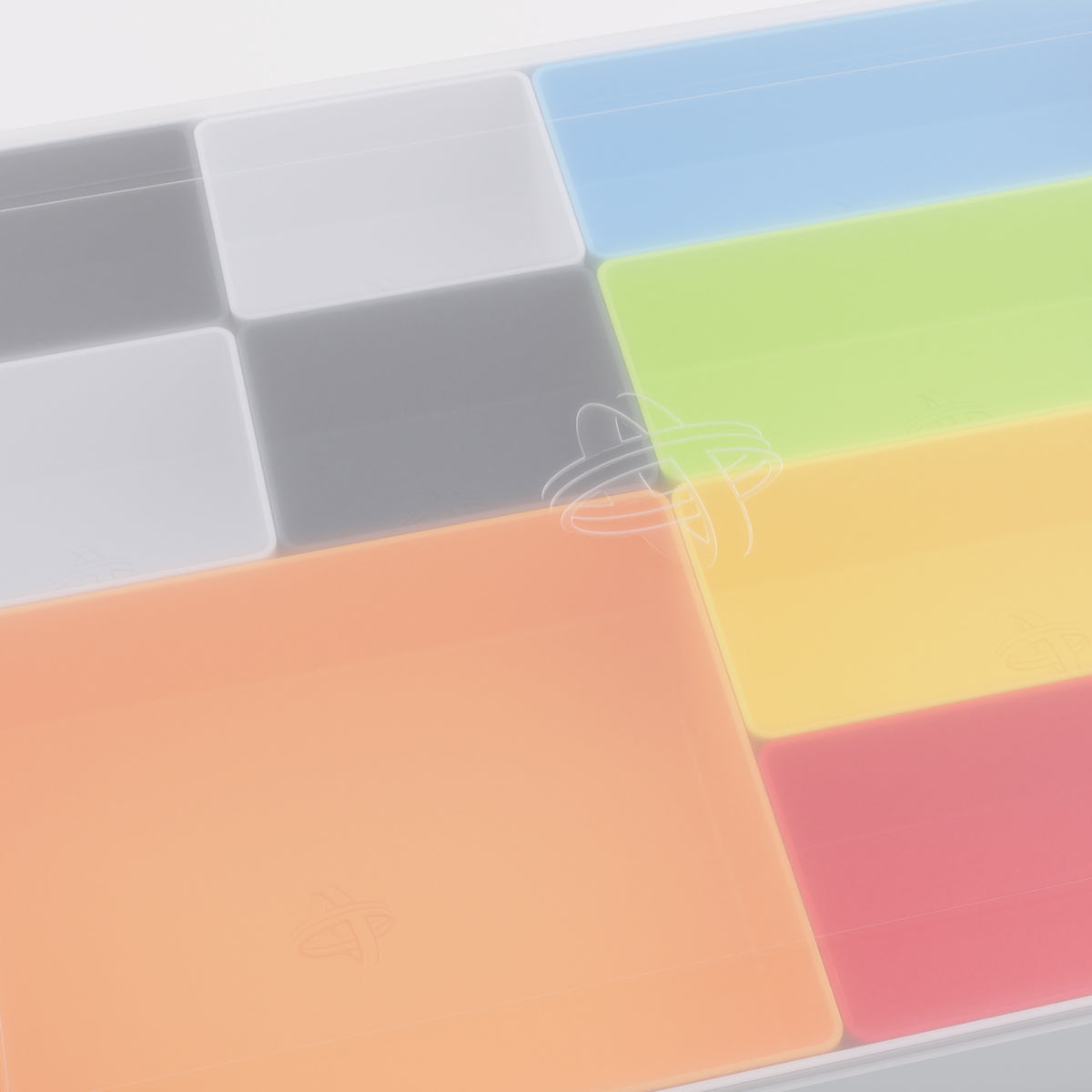 Gamegenic Token Silo Convertible Advanced Storage Box - White/Multicolour