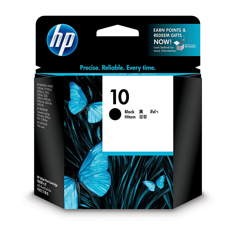 HP #10 Black Ink Cart C4844A