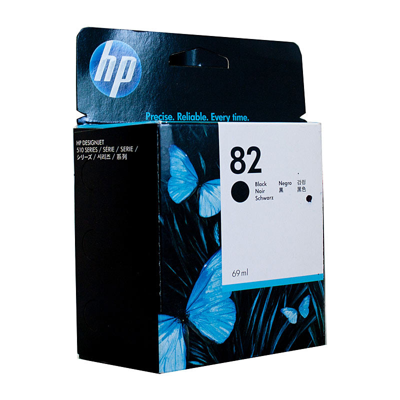 HP #82 Black Ink Cart CH565A