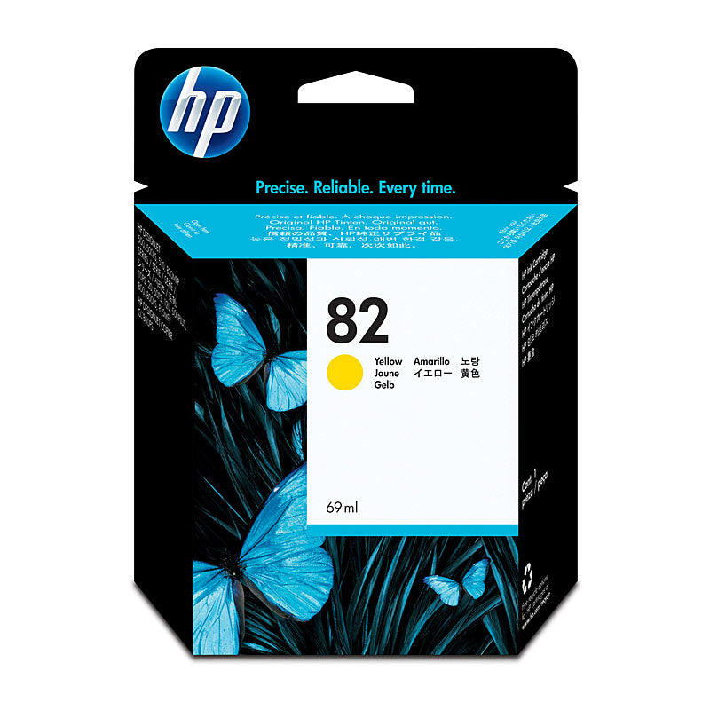 HP #82 Yellow Ink Cart C4913A