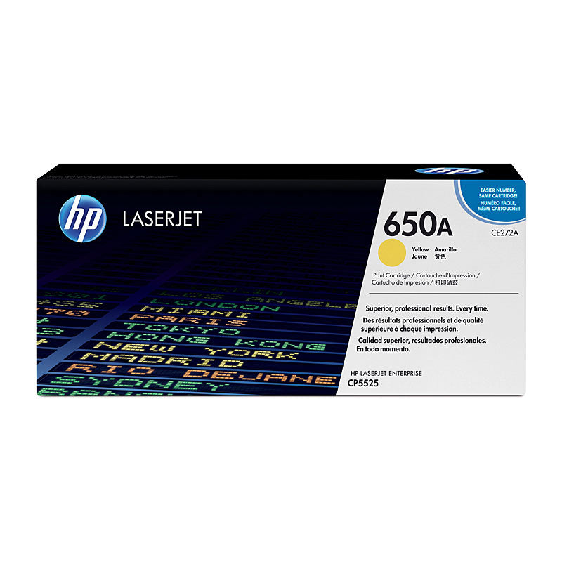 HP #650A Yellow Toner CE272A