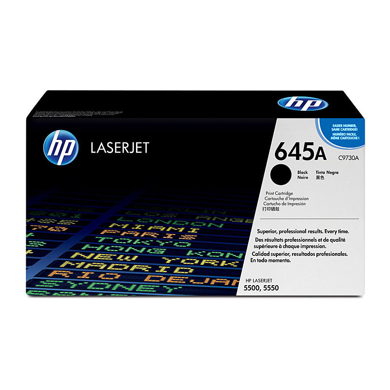 HP #645A Black Toner C9730A