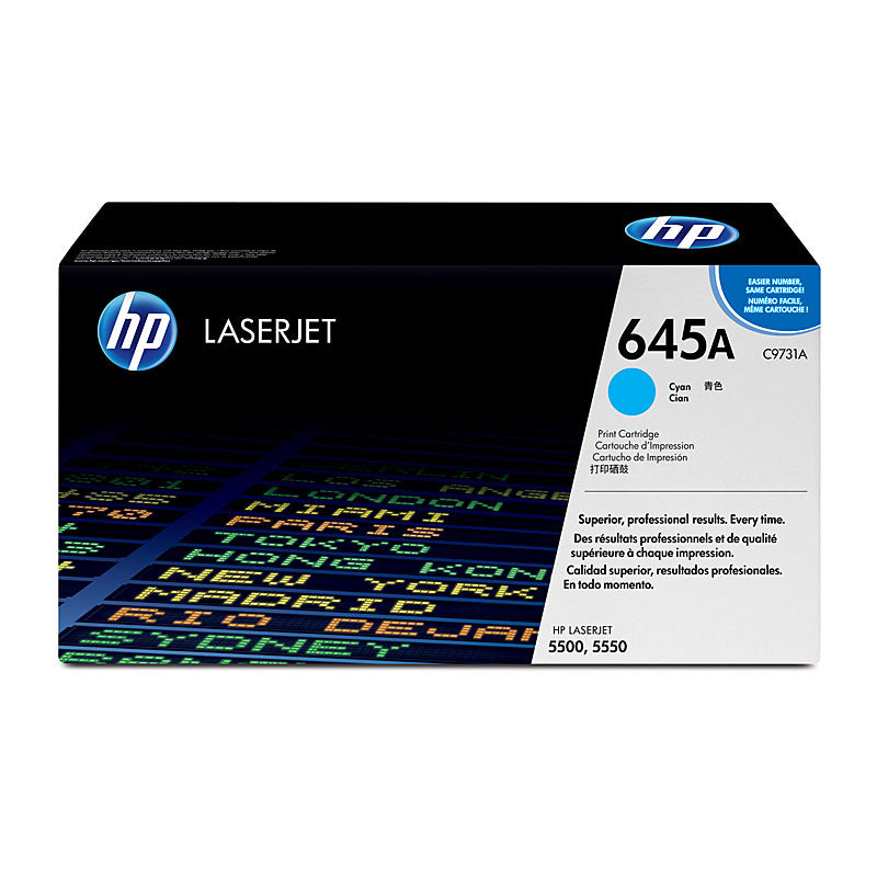 HP #645A Cyan Toner C9731A