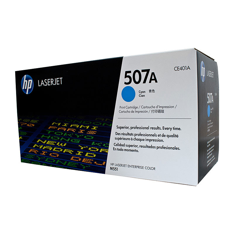 HP #507A Cyan Toner CE401A