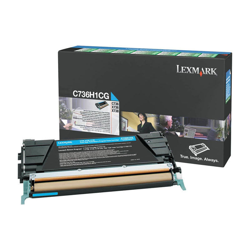 Lexm C736 Cyan HY Toner