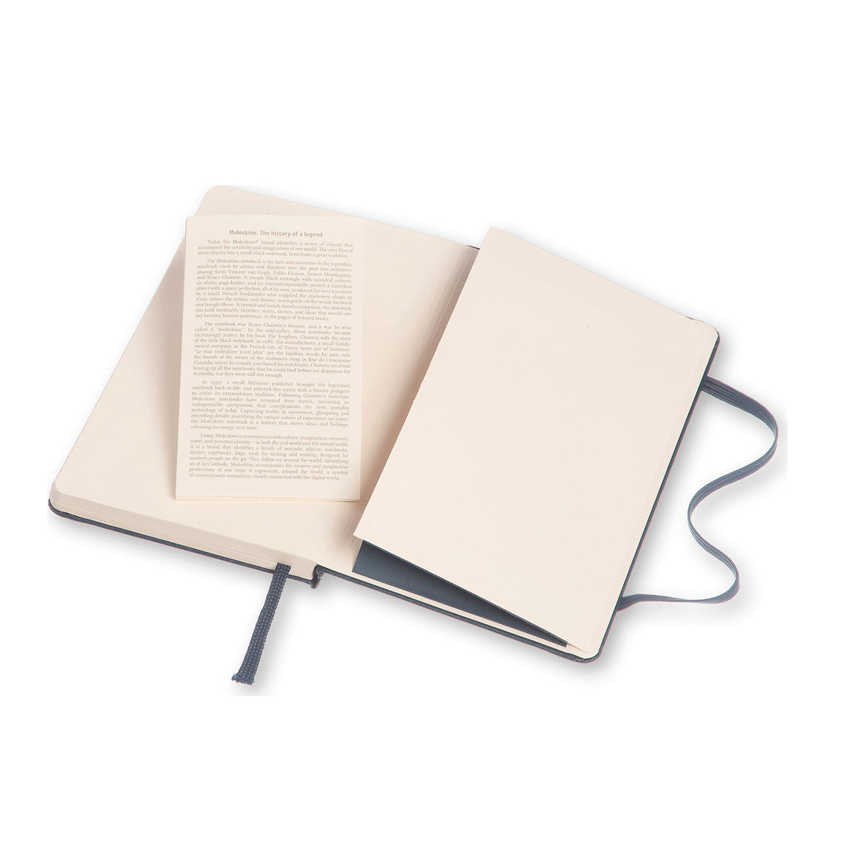 Moleskine - Classic Hard Cover Notebook - Ruled - Pocket - Sapphire Blue