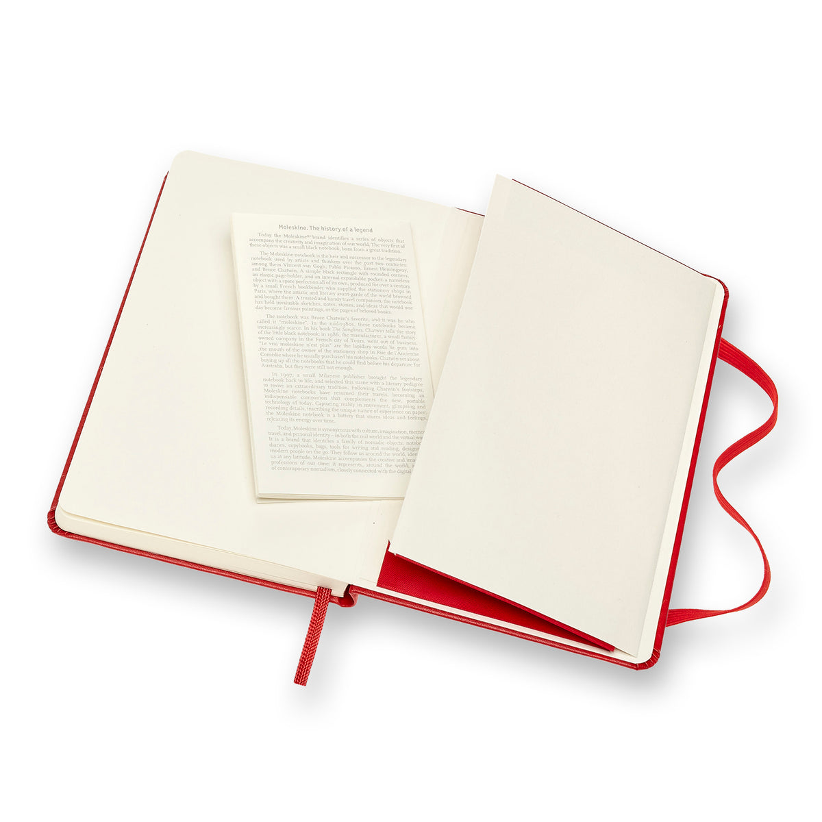 Moleskine - Classic Hard Cover Notebook - Ruled - Pocket - Scarlet Red