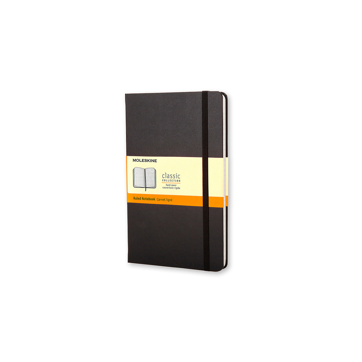 Moleskine - Classic Hard Cover Notebook - Ruled - Pocket - Black