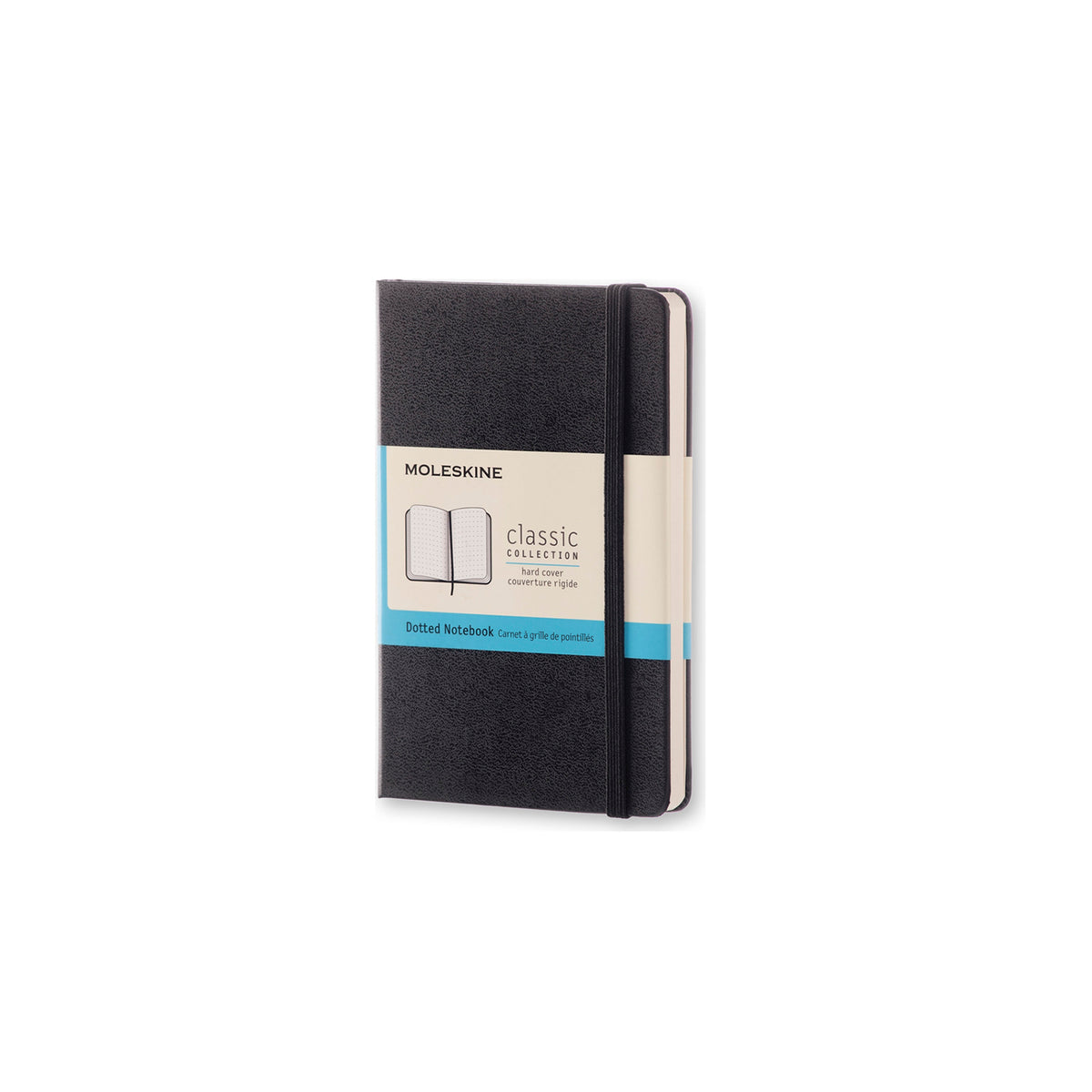 Moleskine - Classic Hard Cover Notebook - Dot Grid - Pocket - Black
