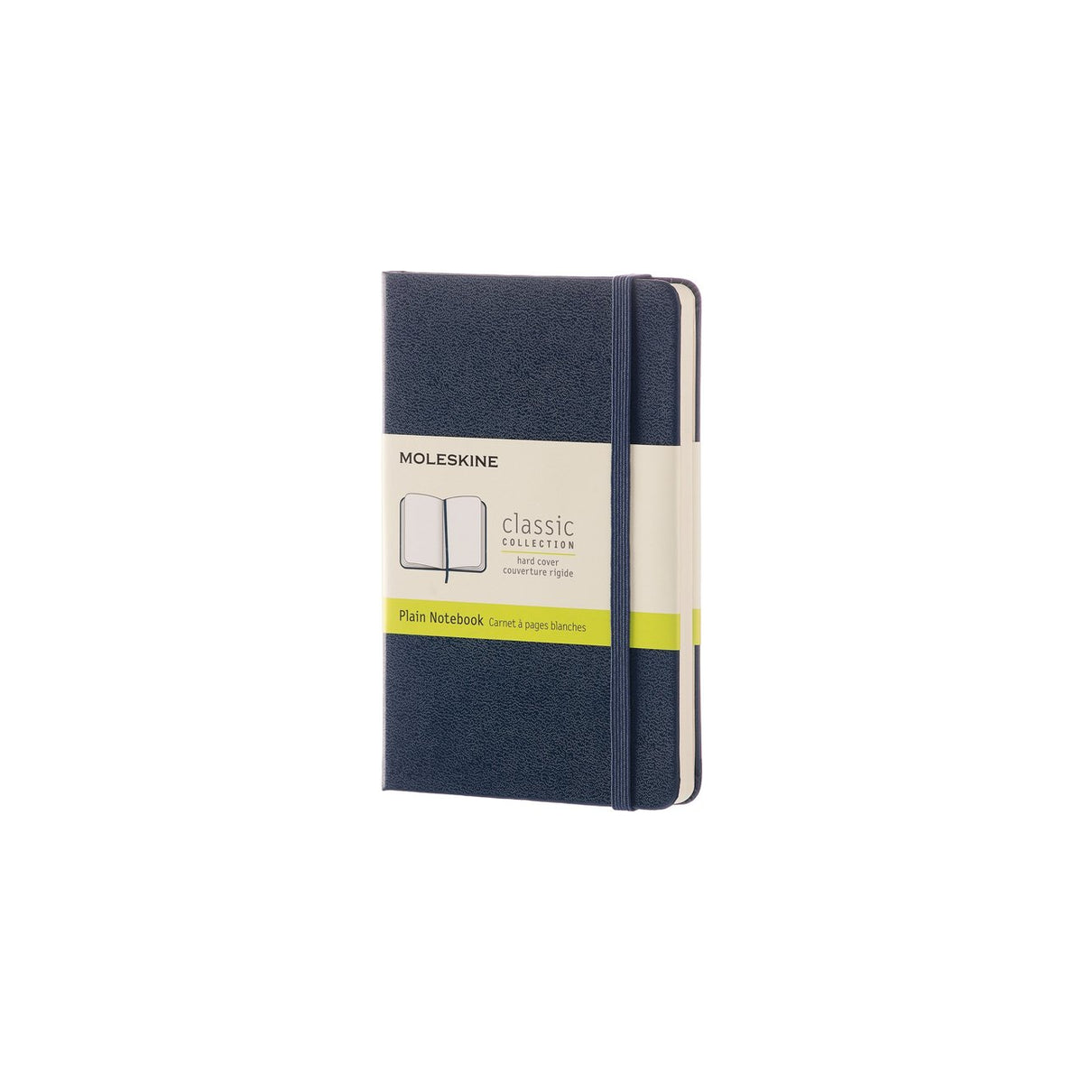 Moleskine - Classic Hard Cover Notebook - Plain - Pocket - Sapphire Blue