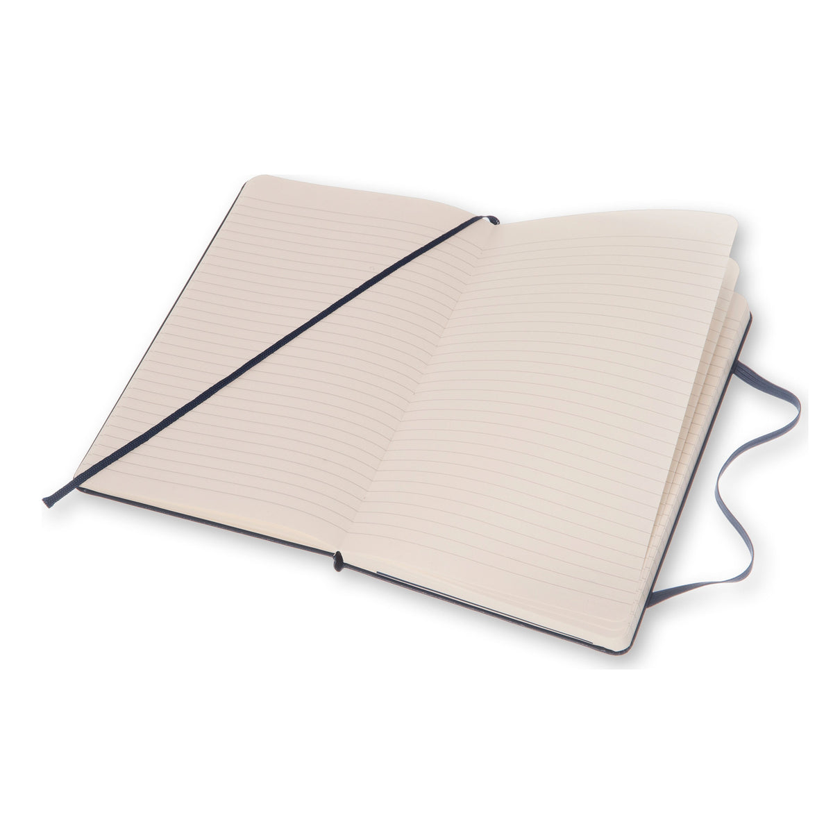 Moleskine - Classic Hard Cover Notebook - Ruled - Large - Sapphire Blue