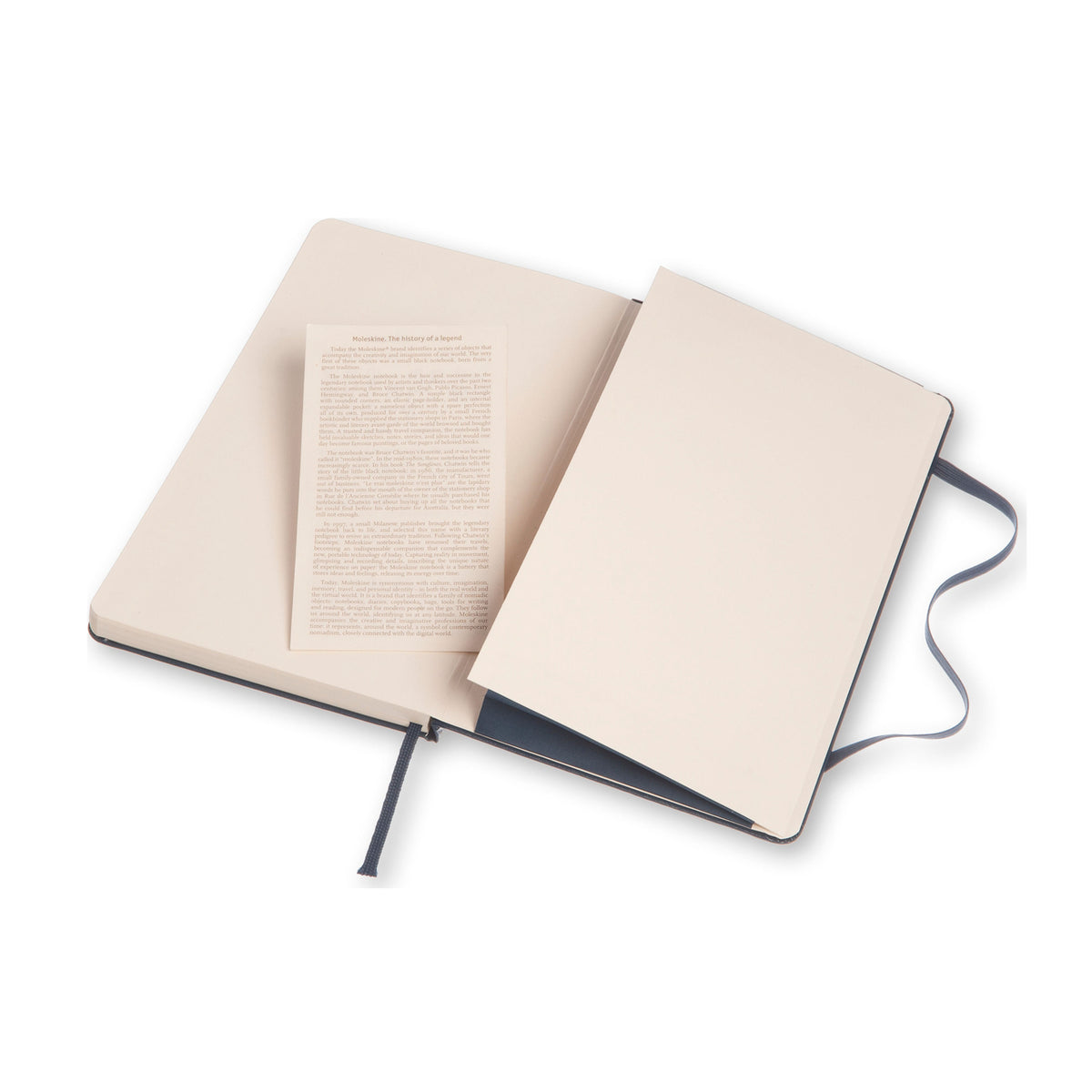 Moleskine - Classic Hard Cover Notebook - Ruled - Large - Sapphire Blue