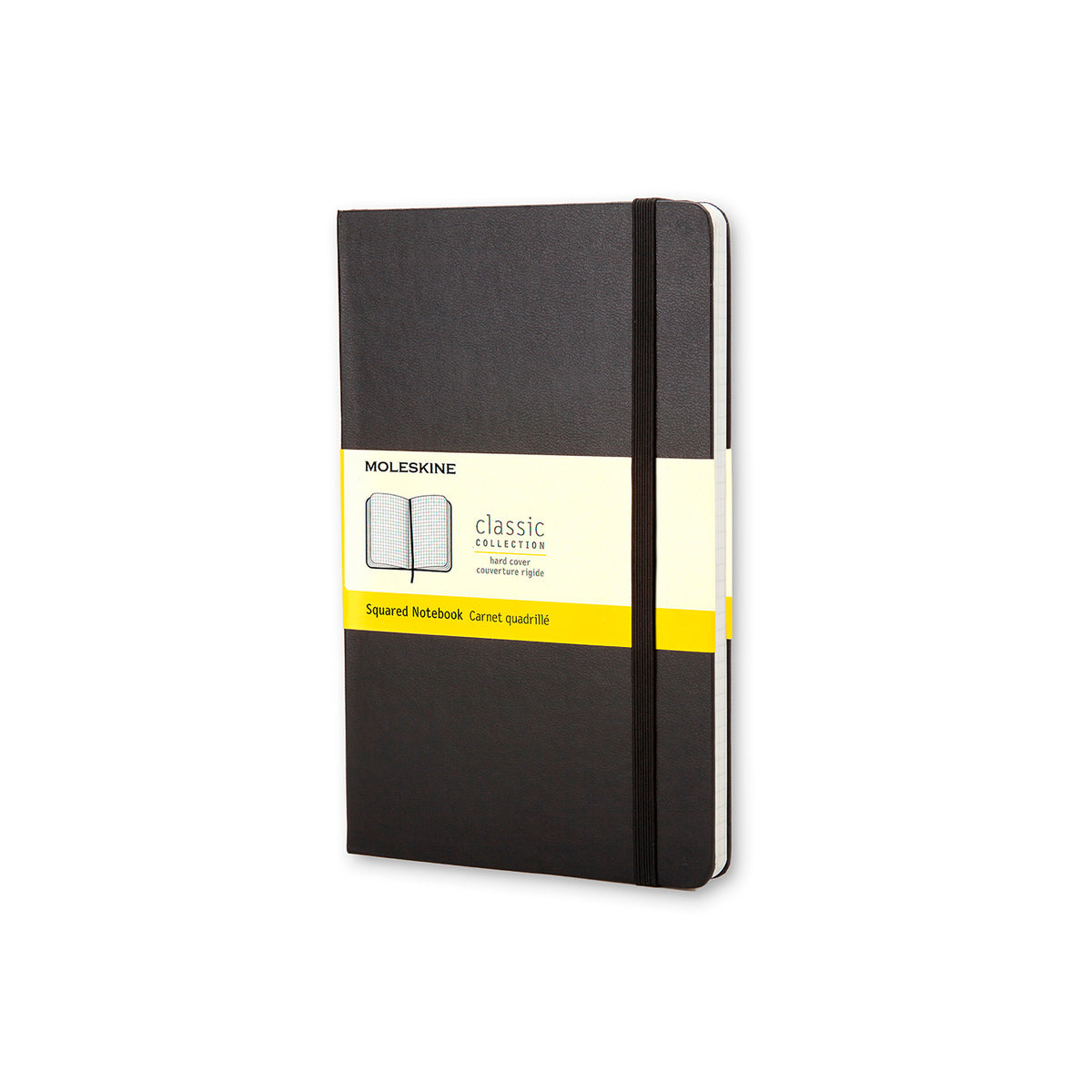 Moleskine - Classic Hard Cover Notebook - Grid - Large - Black