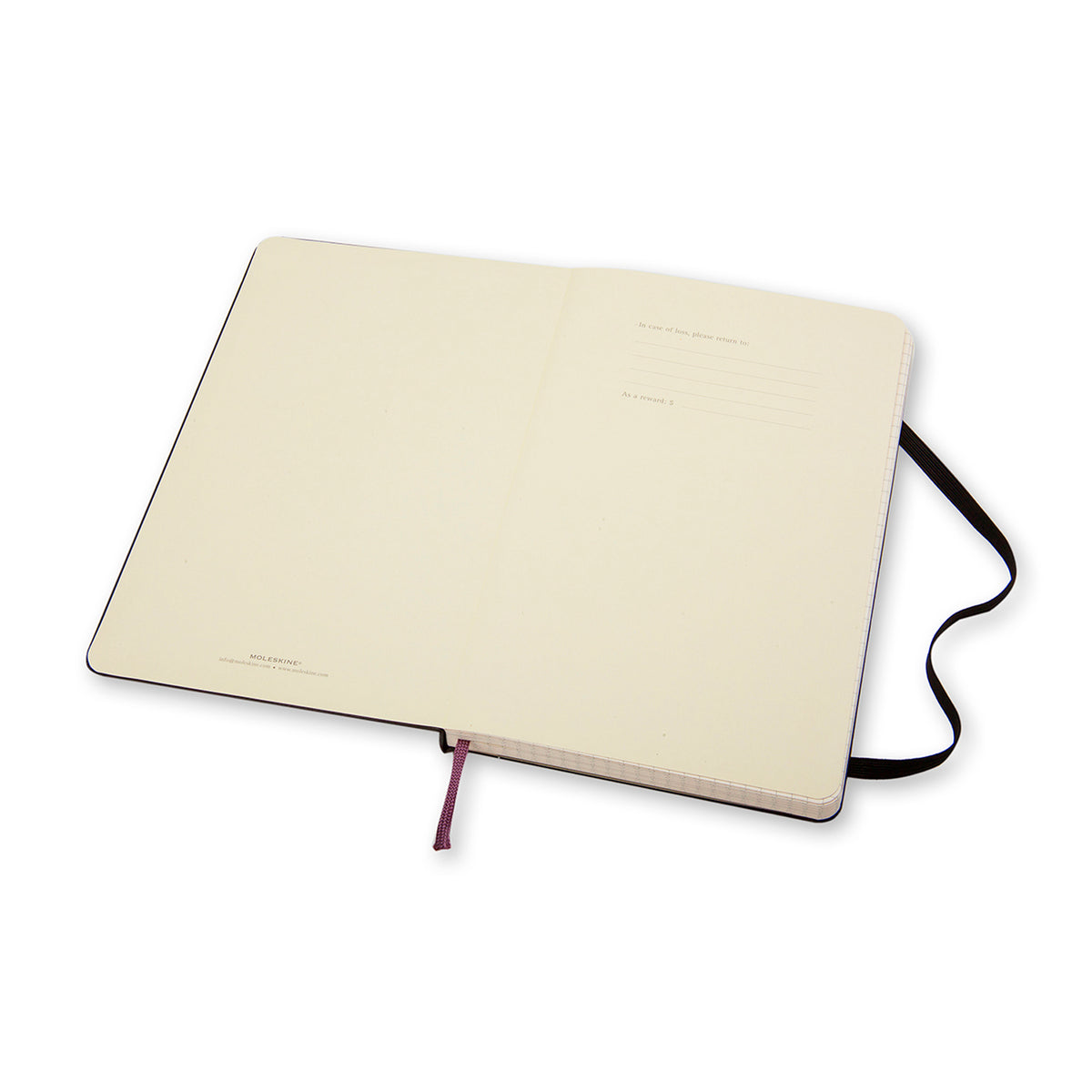 Moleskine - Classic Hard Cover Notebook - Grid - Large - Black