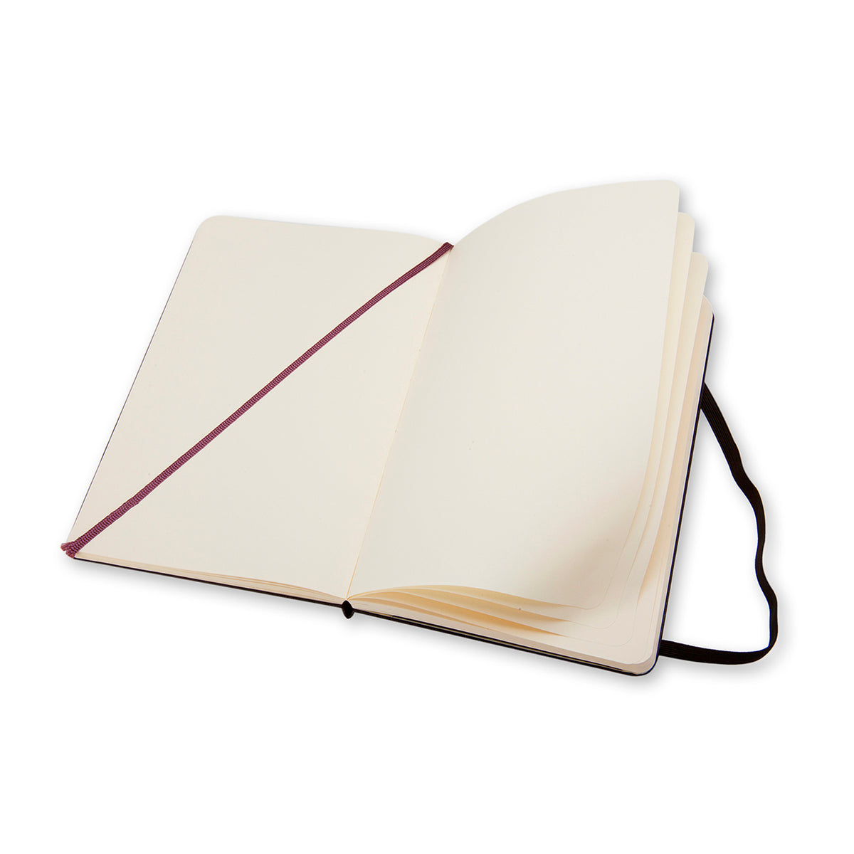 Moleskine - Classic Hard Cover Notebook - Plain - Large - Black
