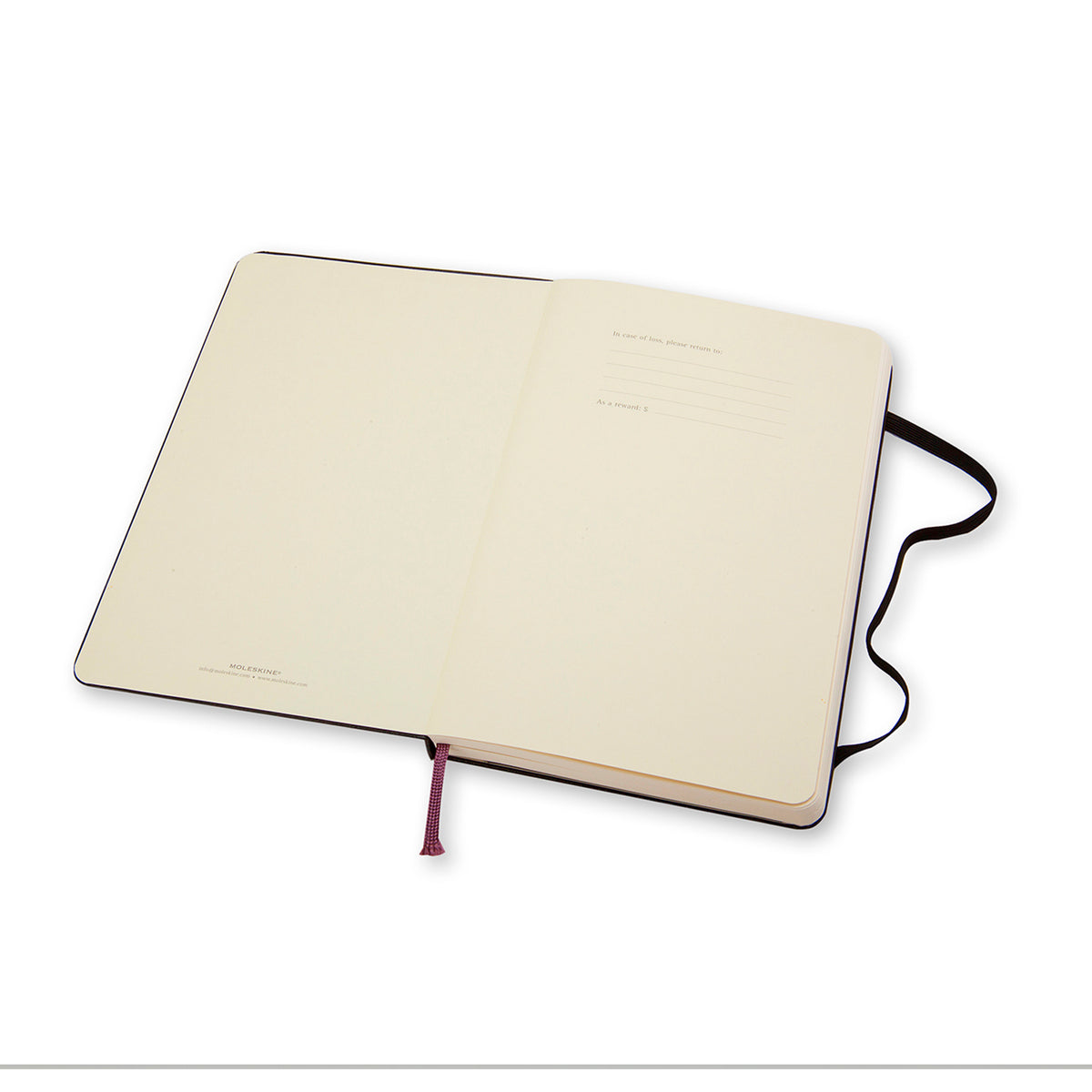 Moleskine - Classic Hard Cover Notebook - Plain - Large - Black