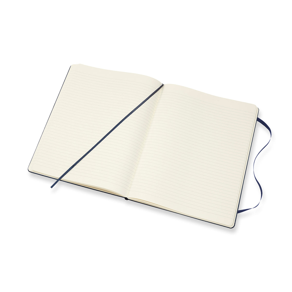 Moleskine - Classic Hard Cover Notebook - Ruled - Extra Large - Sapphire Blue