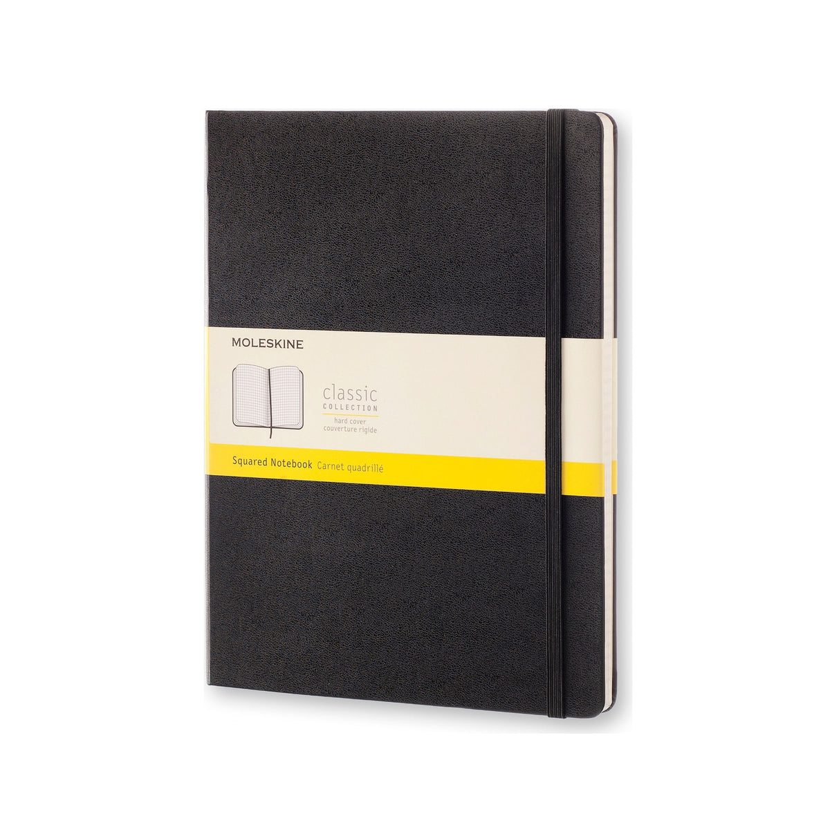 Moleskine - Classic Hard Cover Notebook - Grid - Extra Large - Black