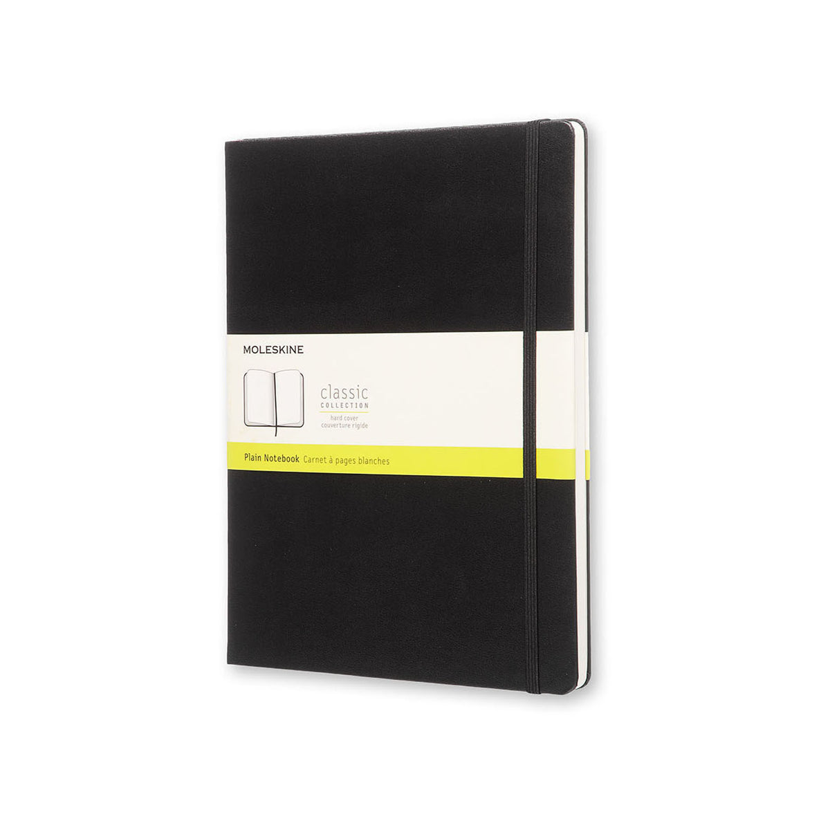 Moleskine - Classic Hard Cover Notebook - Plain - Extra Large - Black