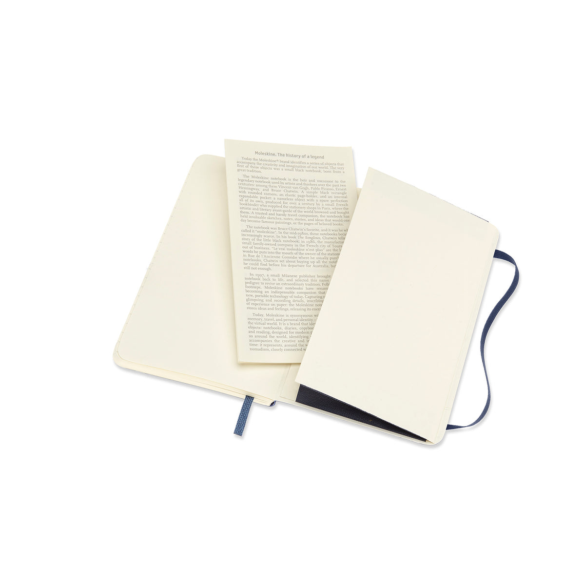 Moleskine - Classic Soft Cover Notebook - Ruled - Pocket - Sapphire Blue