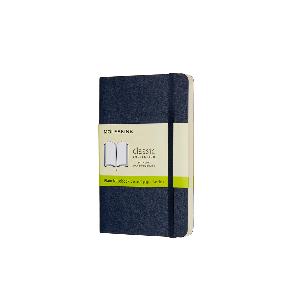 Moleskine - Classic Soft Cover Notebook - Plain - Pocket - Sapphire Blue
