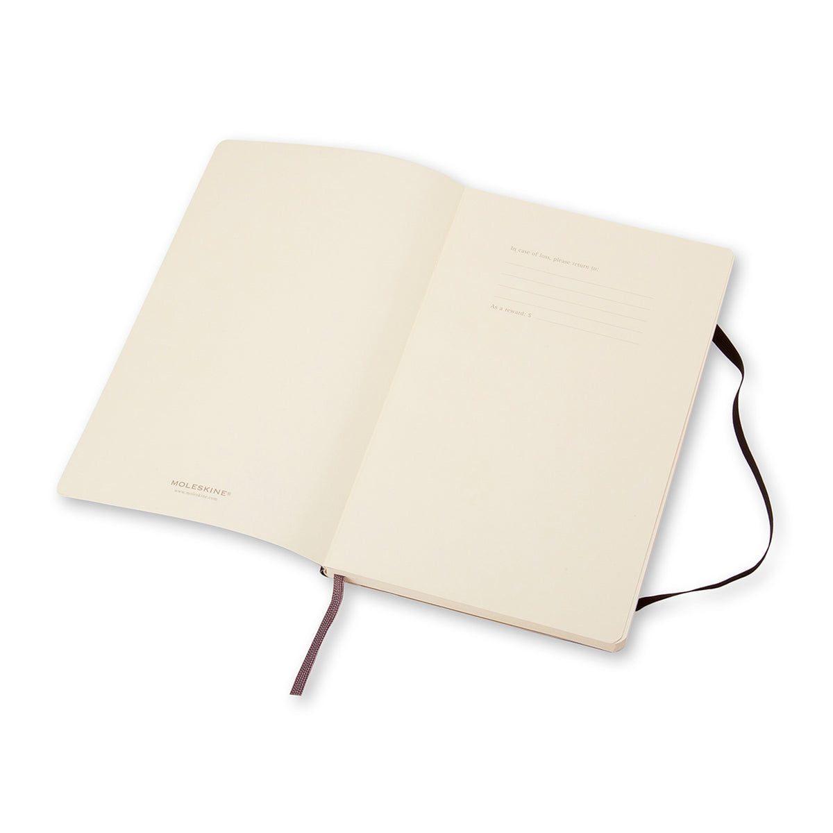 Moleskine - Classic Soft Cover Notebook - Plain - Pocket - Black