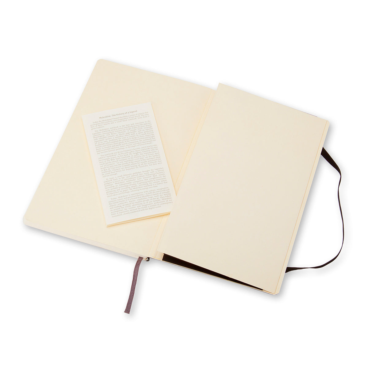 Moleskine - Classic Soft Cover Notebook - Plain - Pocket - Black
