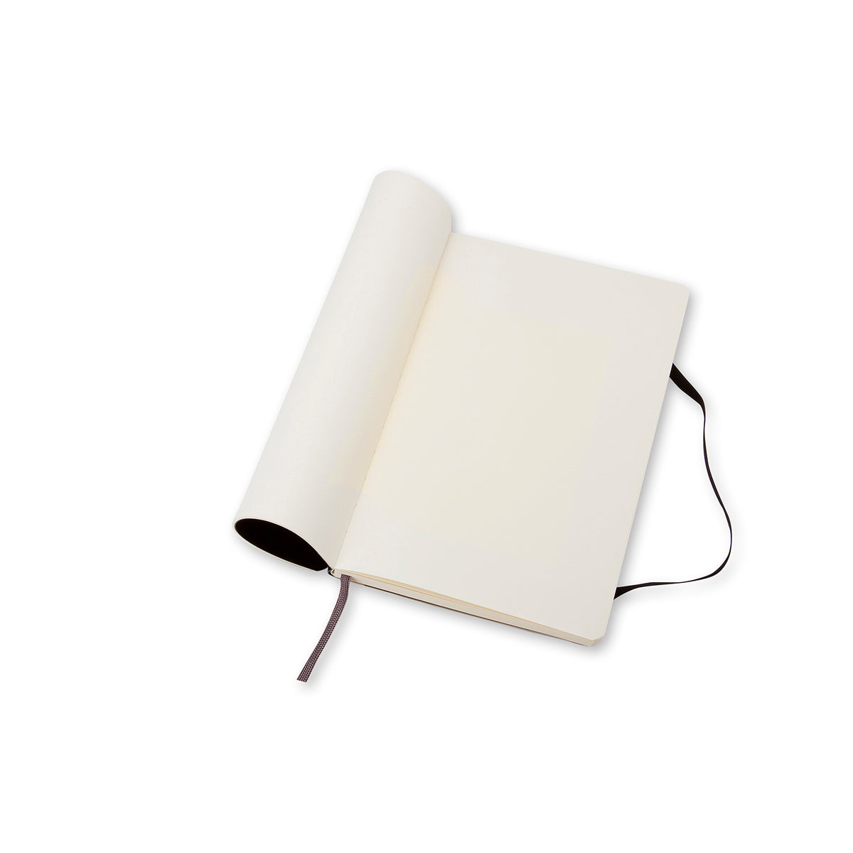 Moleskine - Classic Soft Cover Notebook - Plain - Large - Black