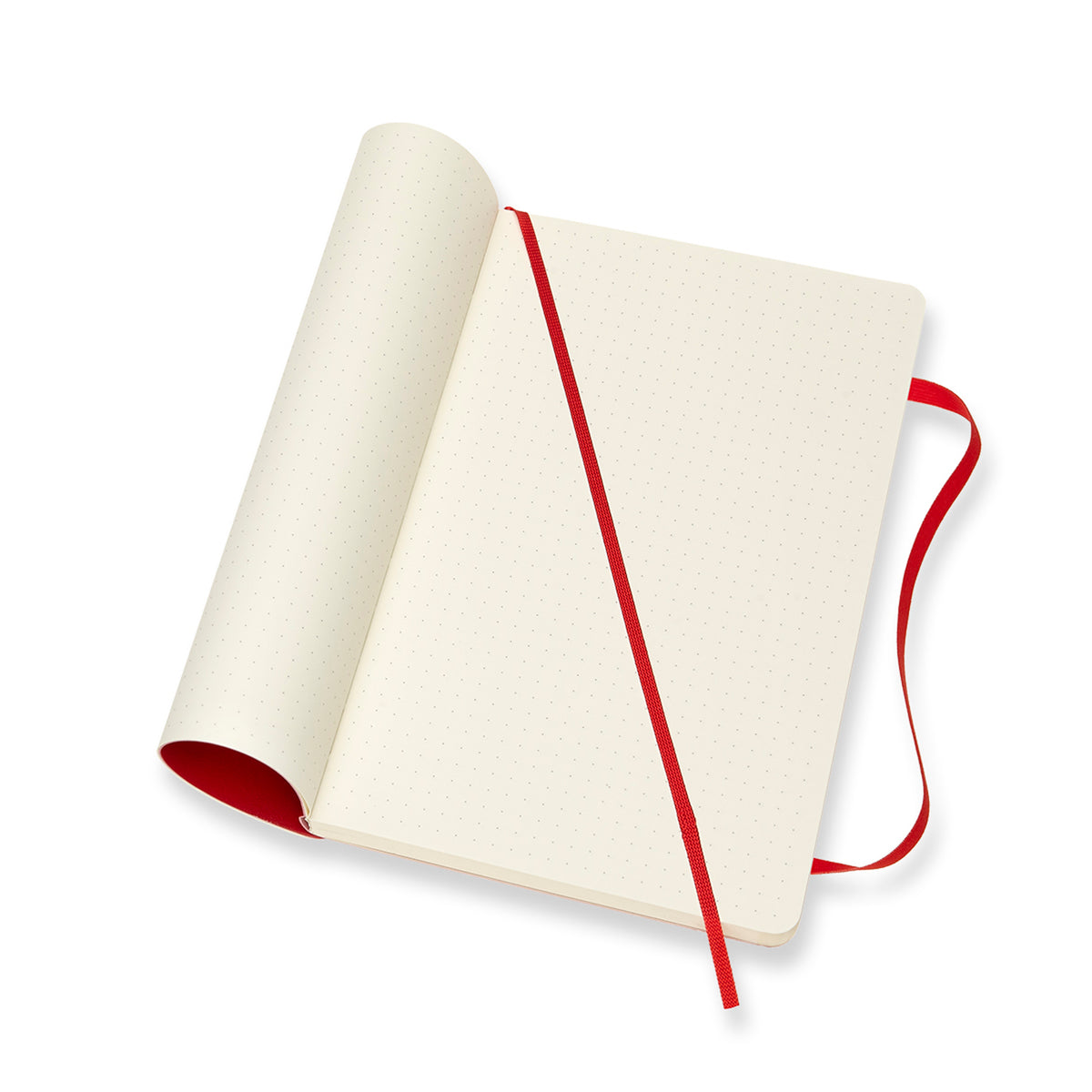 Moleskine - Classic Soft Cover Notebook - Dot Grid - Large - Scarlet Red