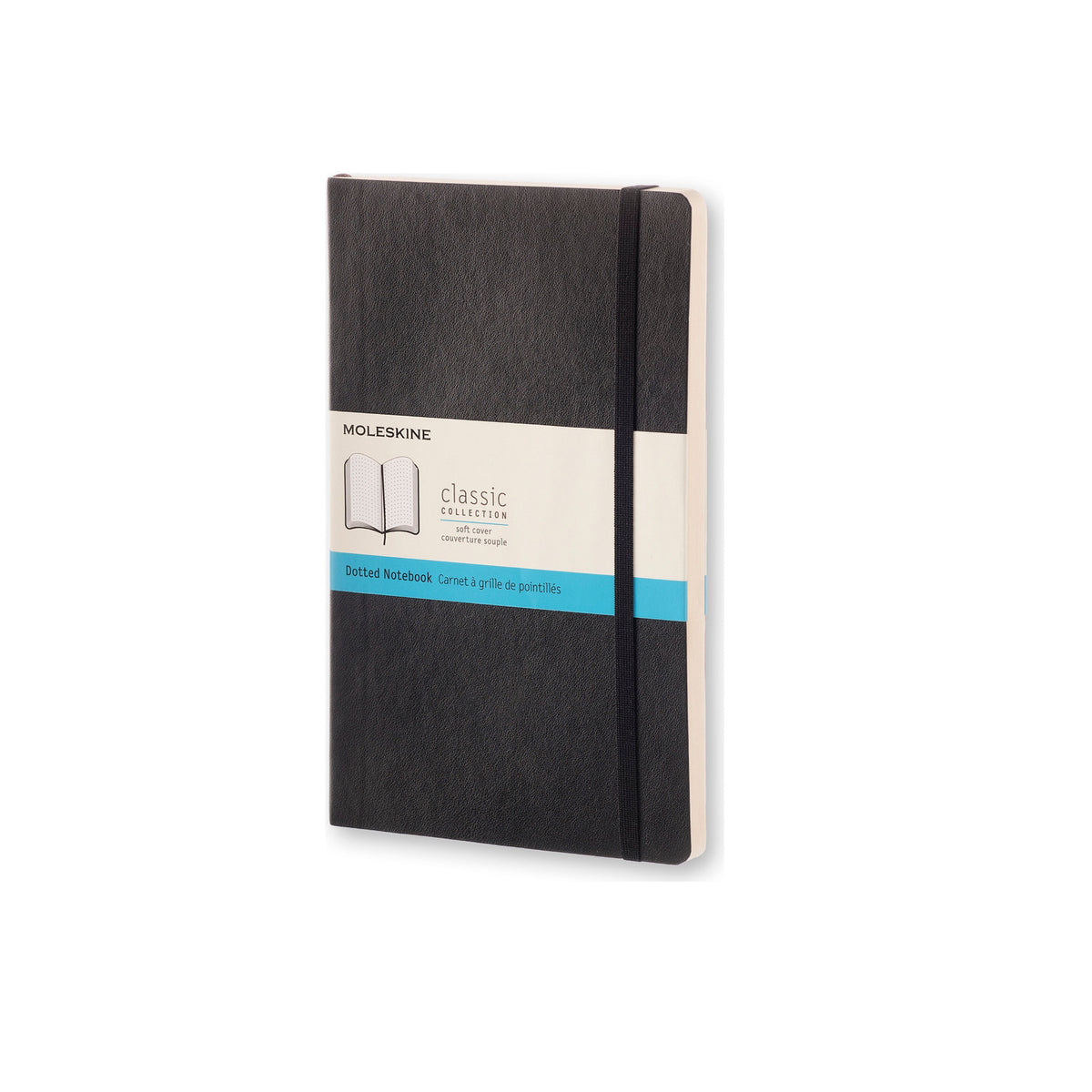 Moleskine - Classic Soft Cover Notebook - Dot Grid - Large - Black