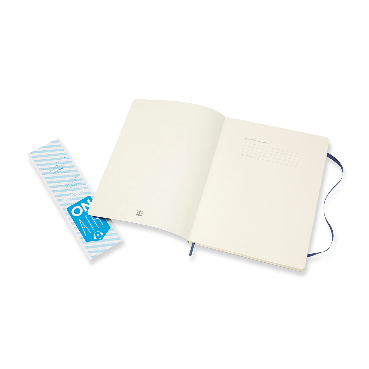 Moleskine - Classic Soft Cover Notebook - Ruled - Extra Large - Sapphire Blue