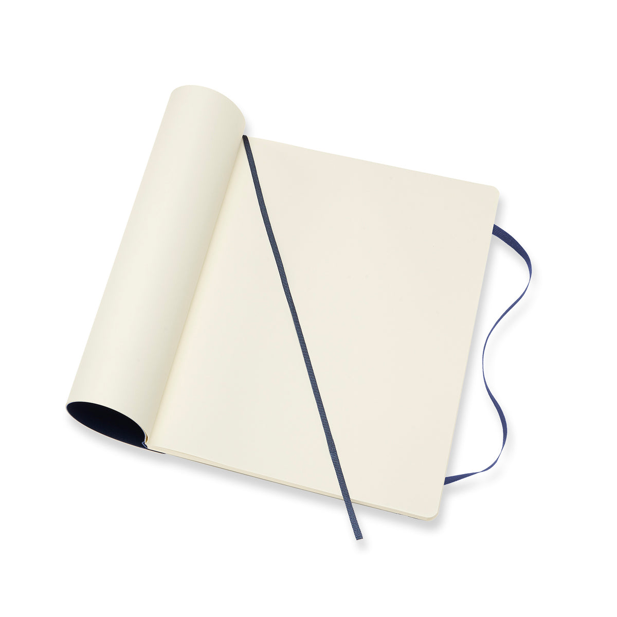 Moleskine - Classic Soft Cover Notebook - Plain - Extra Large - Sapphire Blue