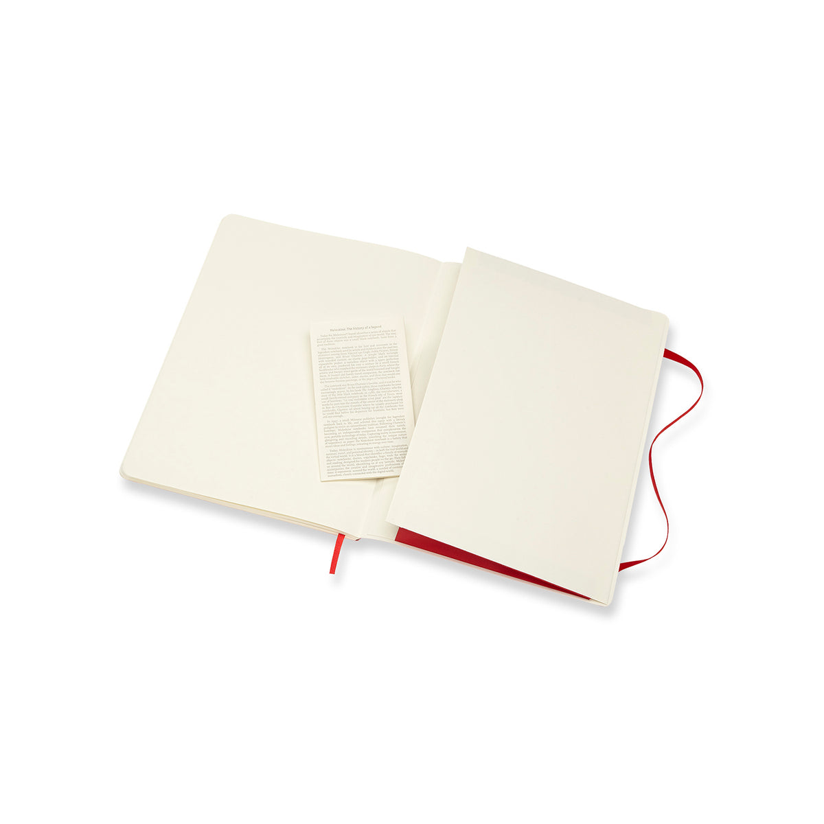 Moleskine - Classic Soft Cover Notebook - Plain - Extra Large - Scarlet Red