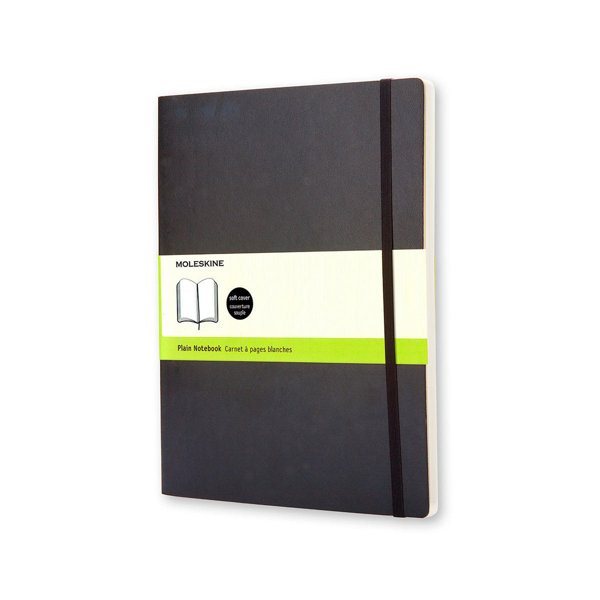 Moleskine - Classic Soft Cover Notebook - Plain - Extra Large - Black