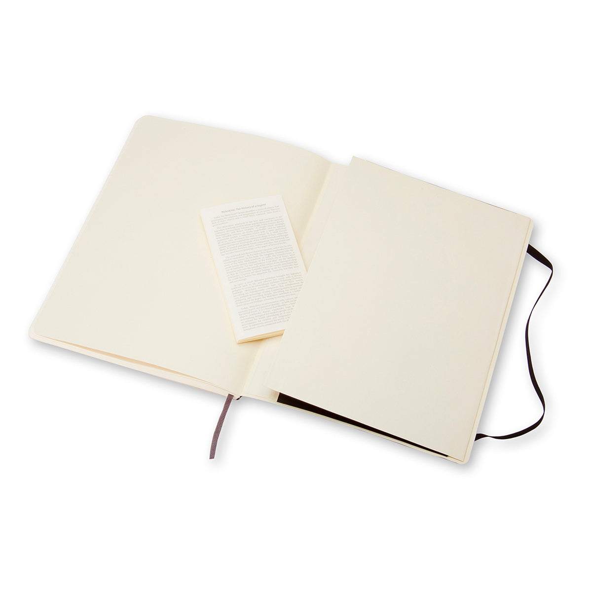 Moleskine - Classic Soft Cover Notebook - Plain - Extra Large - Black