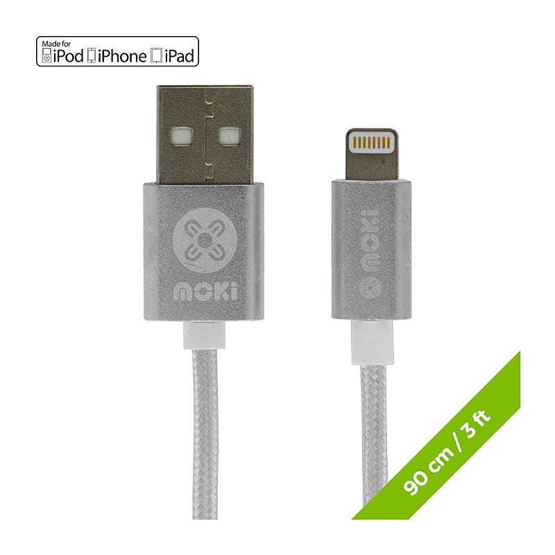 Moki Lightning SynCharge Silver