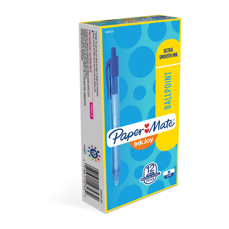 PM InkJoy 100RT BP Blue Pk/12