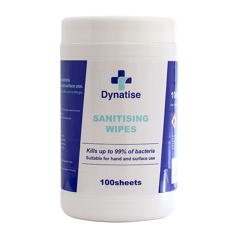 Dynatise Sanitiser Wipes 100sh