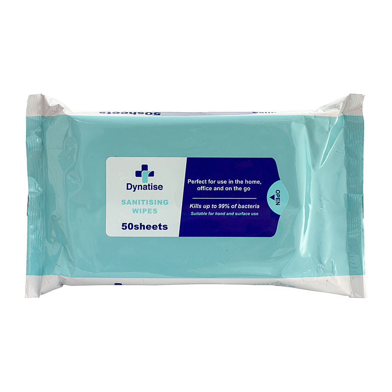 Dynatise Sanitiser Wipes 50sh